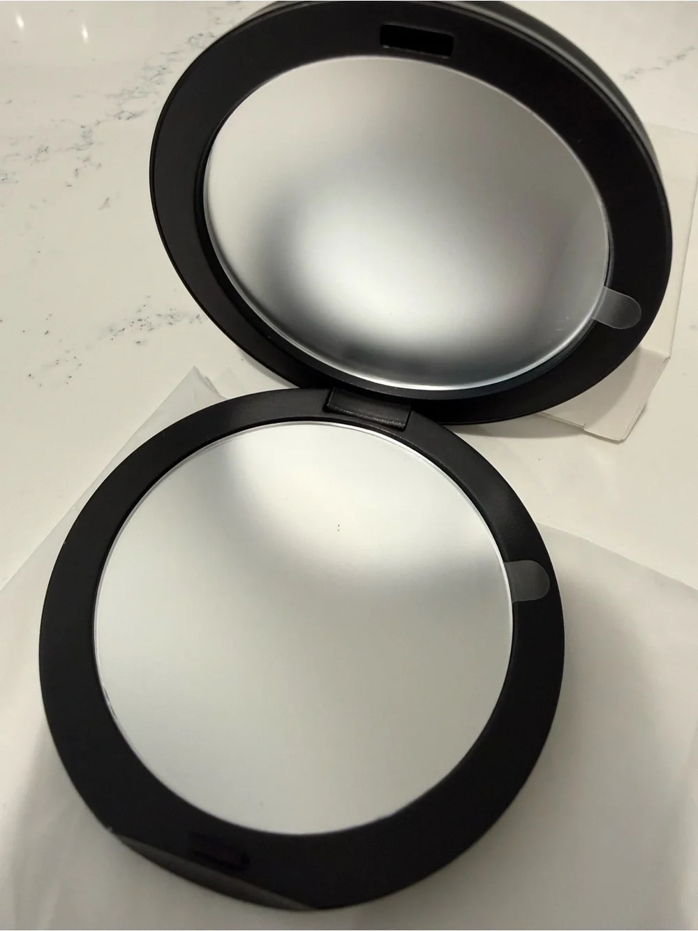 NIB Dior Black Quilted Compact Mirror